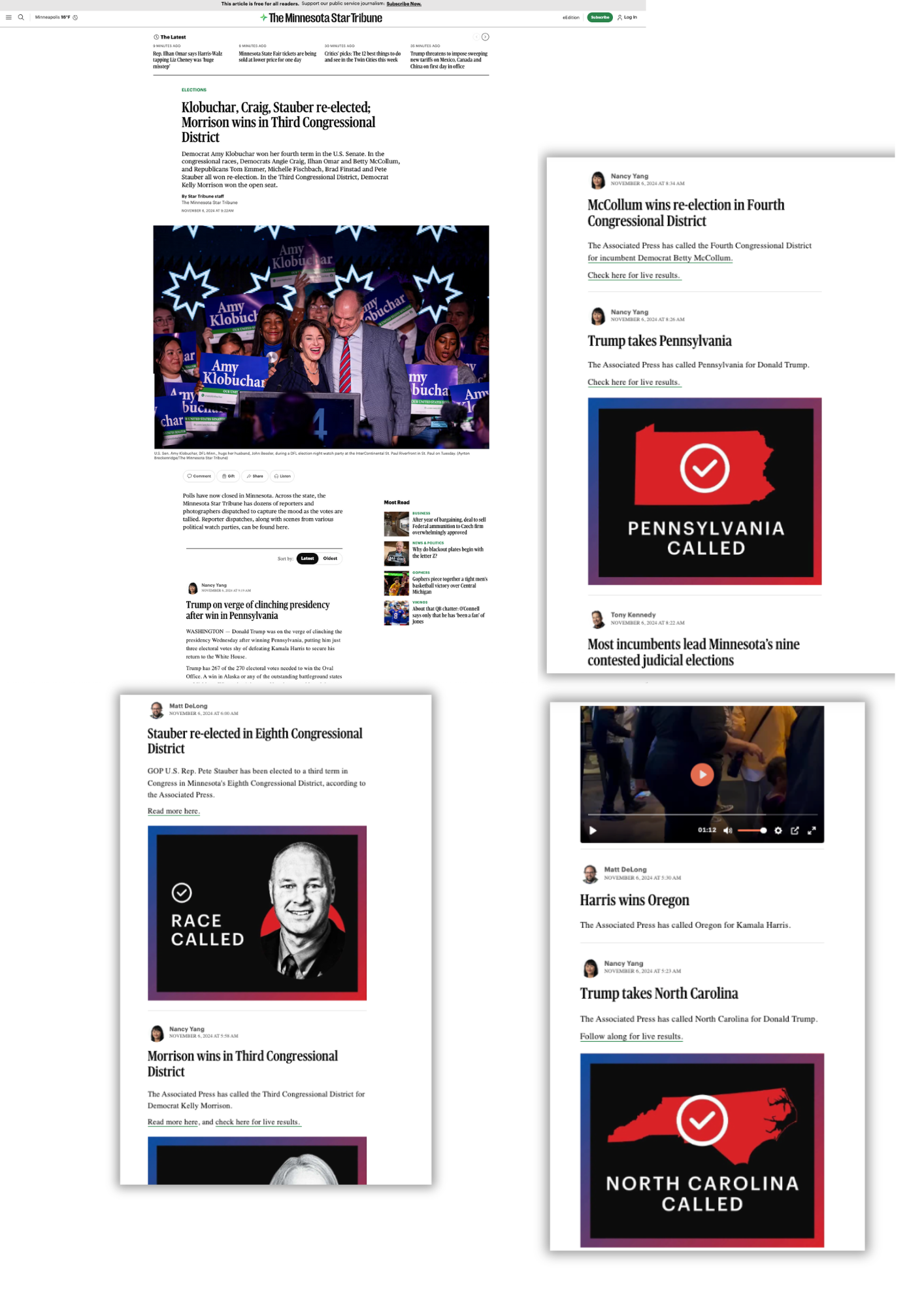 Star Tribune US election live blog