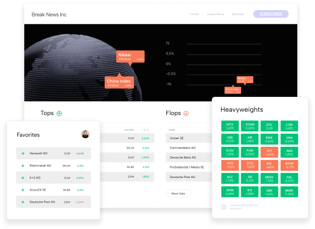Stream real-time stock market data