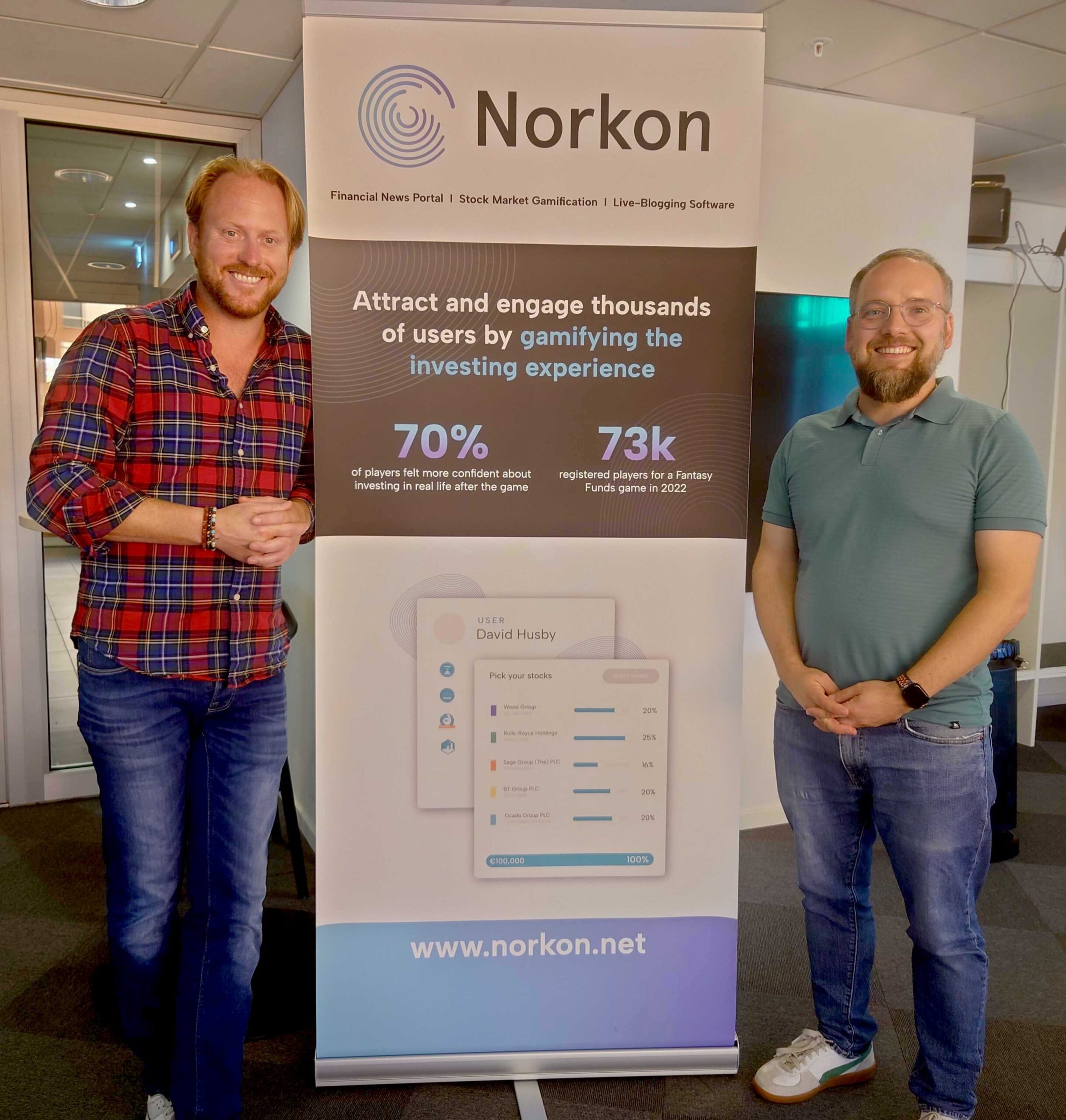 Birger Søiland, VP of Sales (left) and Manuel Heydenreich, Regional Director of DACH (right)