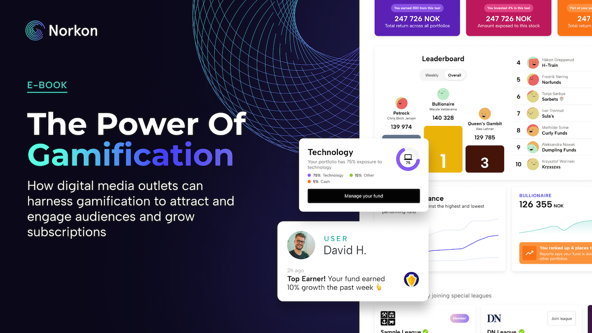 E-book gamification for financial media