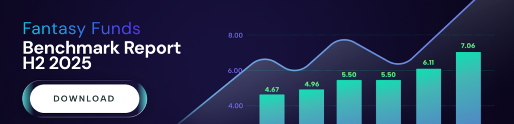 Fantasy Funds media investment game benchmark report banner